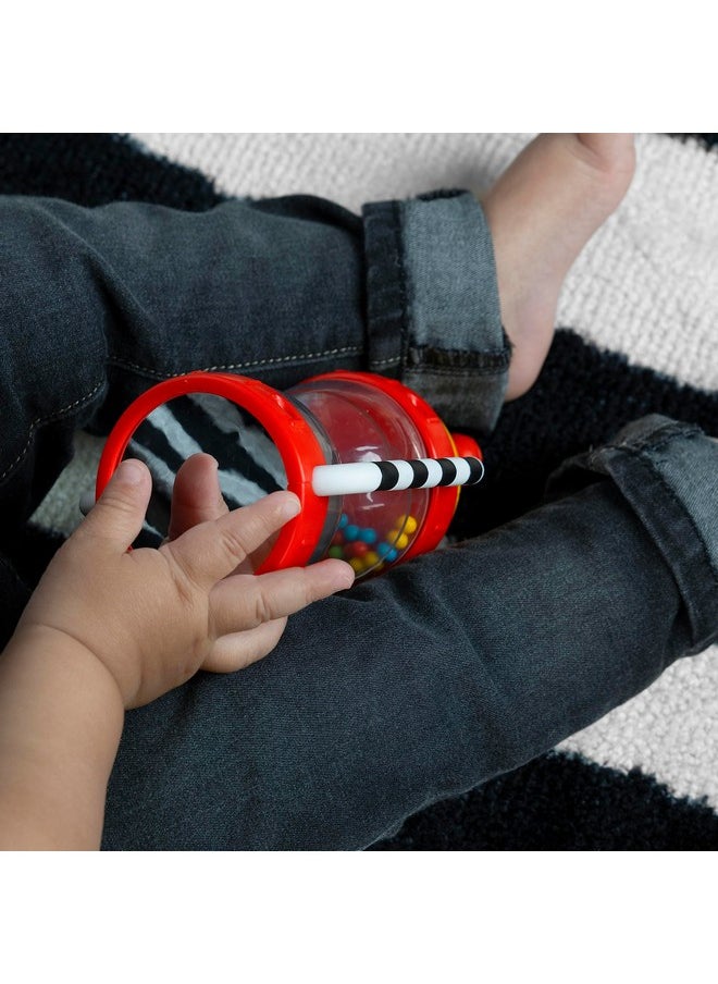 Baby Einstein Cal’s Sensory Shake-up Developmental Activity Rattle Toy, BPA Free, for Infants Ages 3 Months and up