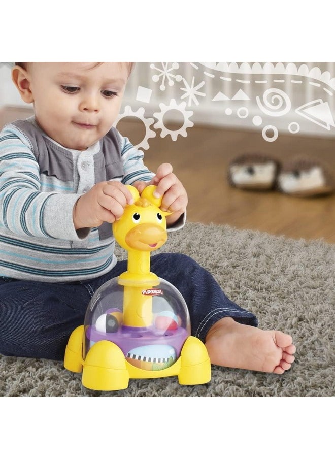 Playskool Tumble Top Spinning and Popping Baby Toy for 1 Year Olds and Up [Amazon Exclusive]