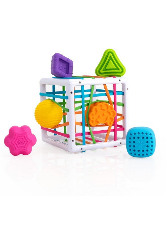 Fat Brain Toys InnyBin Shape Learning Toys, Sensory Toys for Babies and Toddlers, Baby Toys Ages 10 Months+