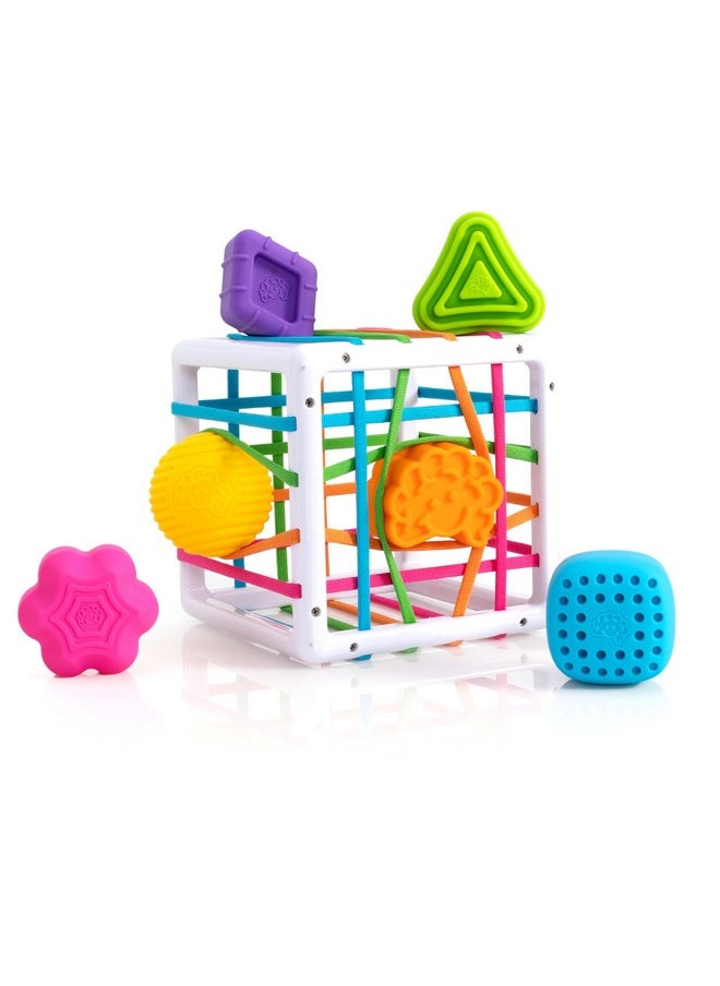 Fat Brain Toys InnyBin Shape Learning Toys, Sensory Toys for Babies and Toddlers, Baby Toys Ages 10 Months+