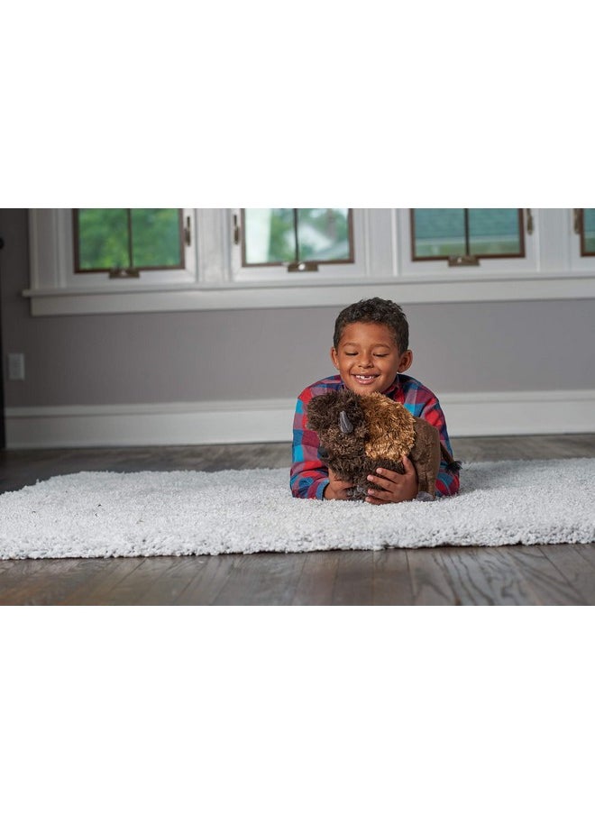 WILD REPUBLIC Cuddlekins Mini, Bison, Stuffed Animal Plush Toy, Gifts for Kids, 8 Inches