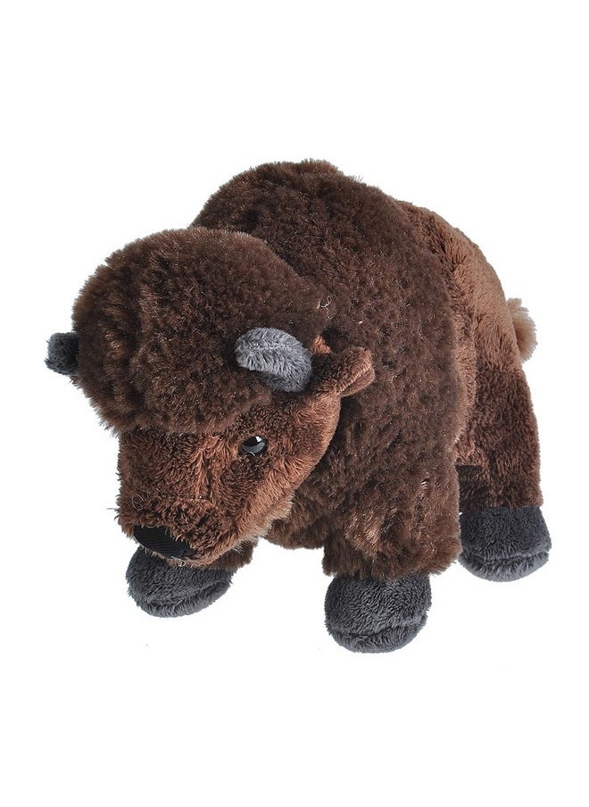 WILD REPUBLIC Cuddlekins Mini, Bison, Stuffed Animal Plush Toy, Gifts for Kids, 8 Inches