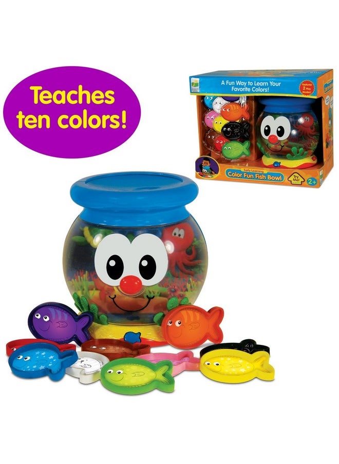 The Learning Journey: Learn With Me - Color Fun Fish Bowl - Color Teaching Toddler Toys & Gifts for Boys & Girls Ages 2 Years and Up - Preschool Learning Toy, Multicolor