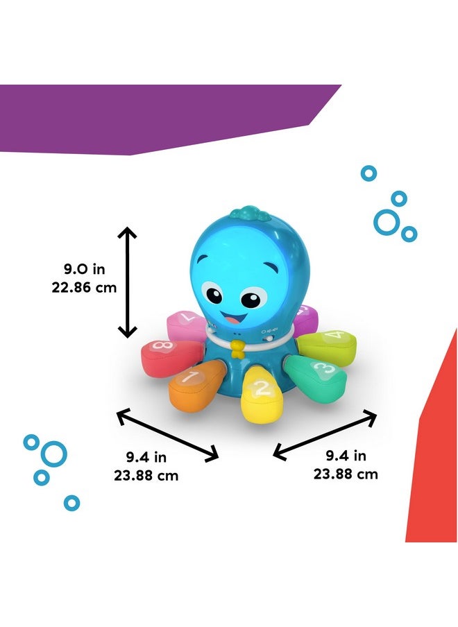 Baby Einstein Ocean Explorers Go Opus Go 4-in-1 Crawl & Chase Activity Learning Toy, Music and Lights, Ages 3 Months to 5 Years