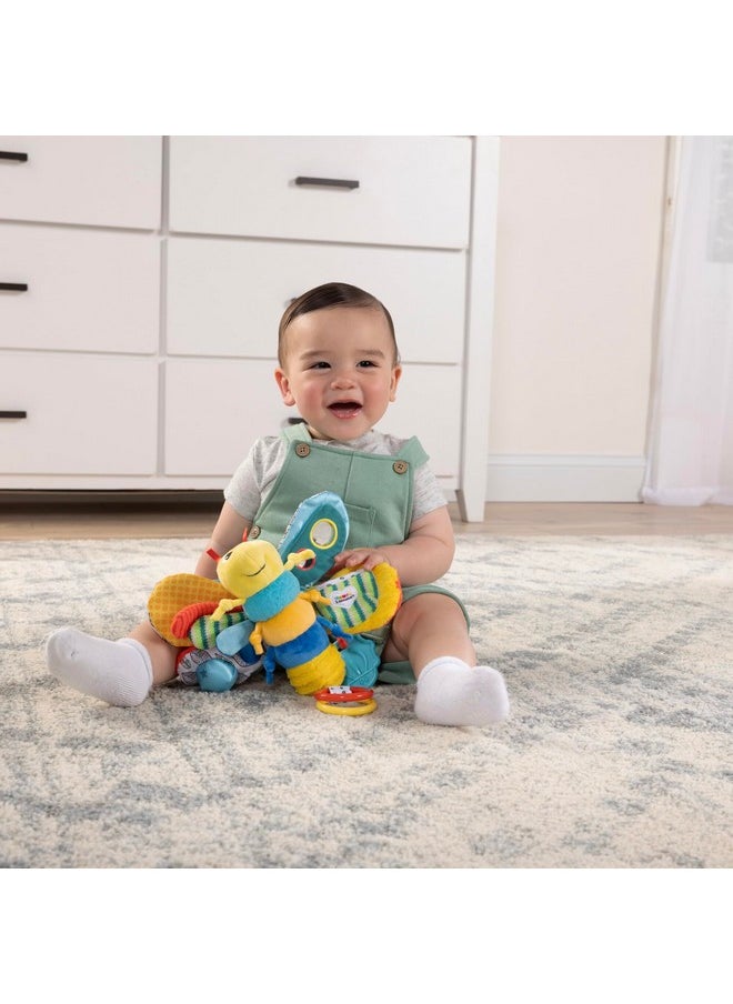 Lamaze Clip On Car Seat and Stroller Toy - Freddie the Firefly - Crinkle Car Seat Toys and Stroller Toys - Sensory Toys for Babies - Travel Toys for Car - Infant Toys Ages 0 Months and Up