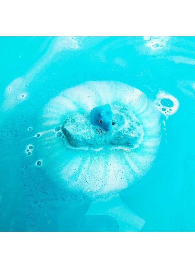 Large Dino Surprise Bath Bomb, 6 Surprise Dinosaur Toys to Collect in Total, One Per Bath Bomb, Children's Fizzing Toy, Birthday Gift for Boys & Girls, Stocking Filler Present