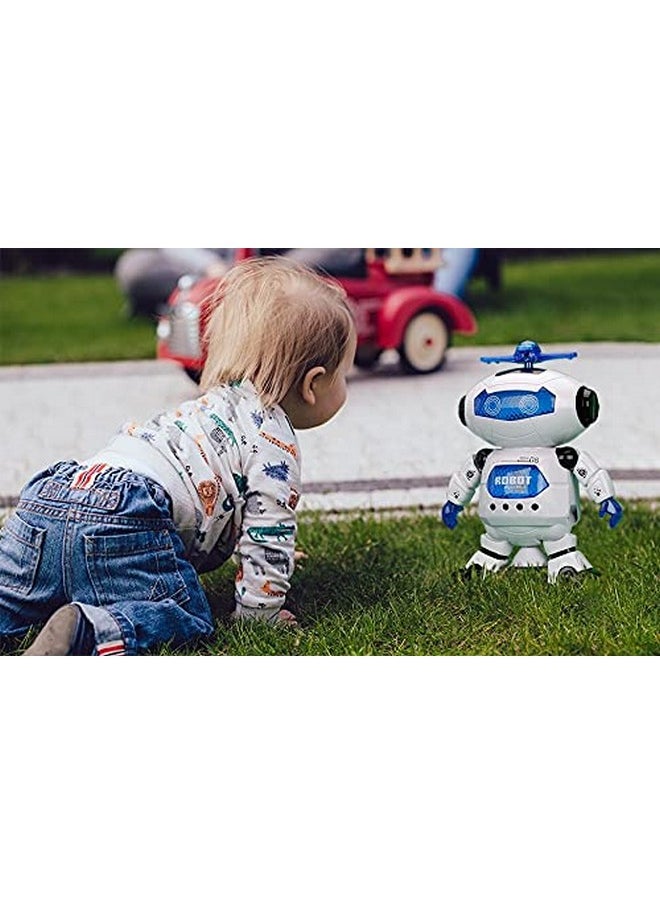 VGRASSP Dancing Robot Toy for Kids with Flashing Lights and Musical Sounds - Real Moving Action (Dancing Robot 2)