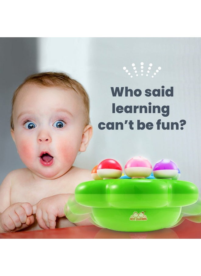 BEST LEARNING Mushroom Garden - Interactive Educational Light-Up Toddler Toys for 1 to 3 Years Old Toddlers - Colors, Numbers, Games & Music for Kids - Ideal Baby Toy Christmas and Birthday Gift