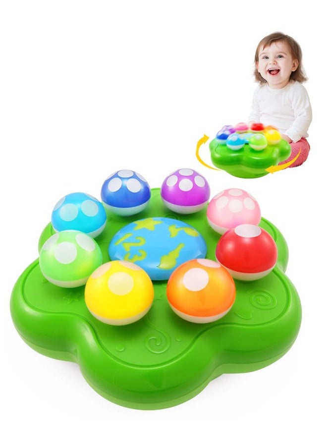 BEST LEARNING Mushroom Garden - Interactive Educational Light-Up Toddler Toys for 1 to 3 Years Old Toddlers - Colors, Numbers, Games & Music for Kids - Ideal Baby Toy Christmas and Birthday Gift