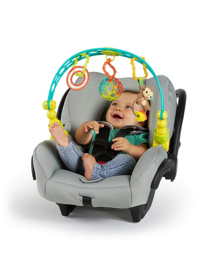 Bright Starts OBall Flex 'n Go Activity Arch Stroller or Carrier Take-Along Toy, Ages Newborn +