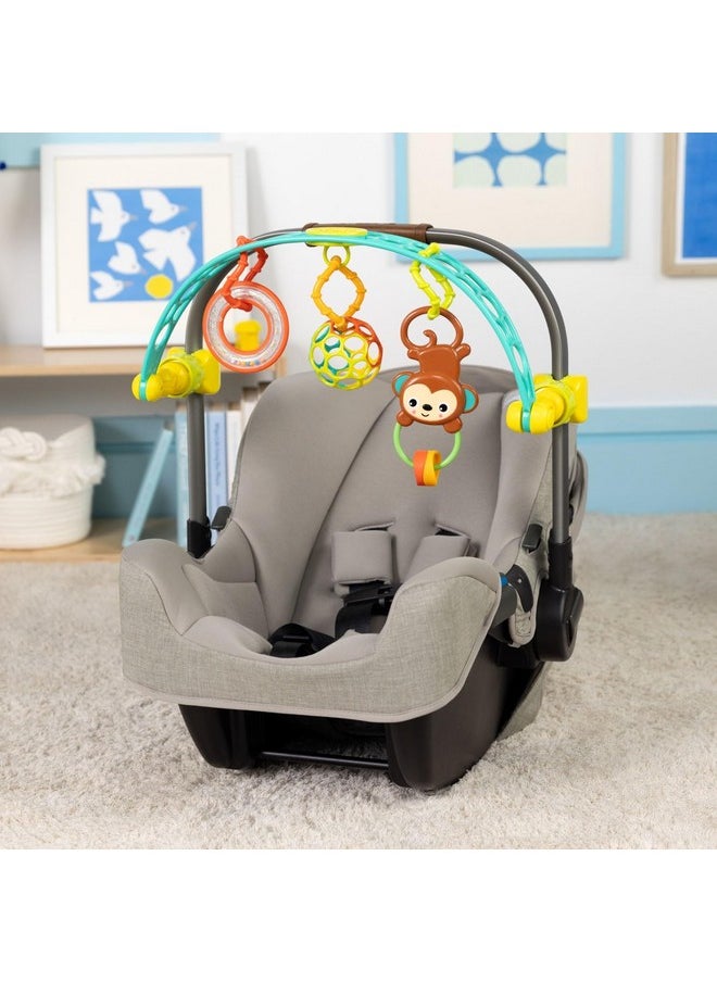 Bright Starts OBall Flex 'n Go Activity Arch Stroller or Carrier Take-Along Toy, Ages Newborn +