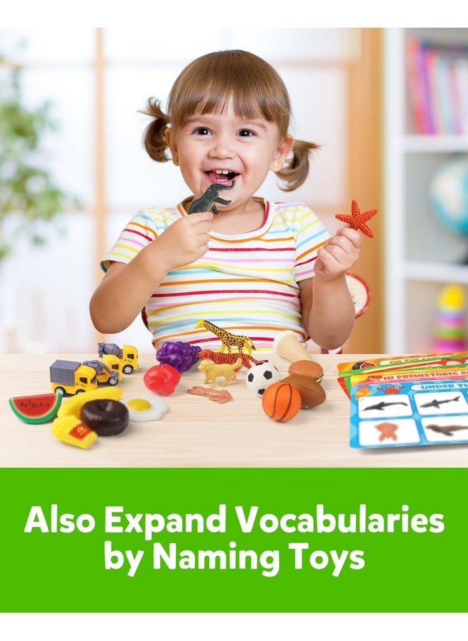 Coogam Sorting Toy for Toddlers, Animals Dinosaurs Fruits Vehicles Foods Fishes Balls Farm Playset, Fine Motor Montessori Game Preschool Educational Learning Gift for Year Old Kids
