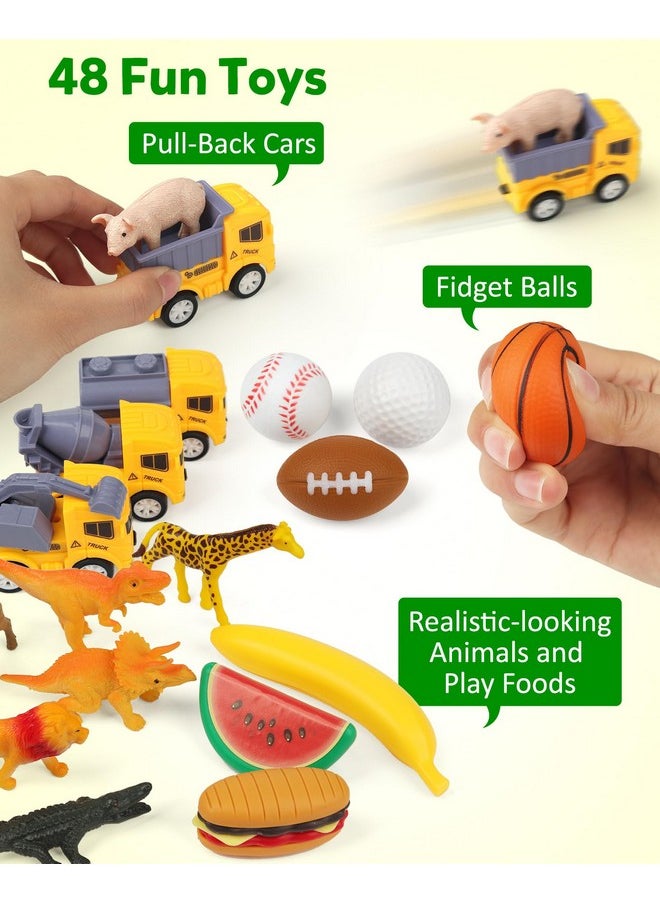 Coogam Sorting Toy for Toddlers, Animals Dinosaurs Fruits Vehicles Foods Fishes Balls Farm Playset, Fine Motor Montessori Game Preschool Educational Learning Gift for Year Old Kids