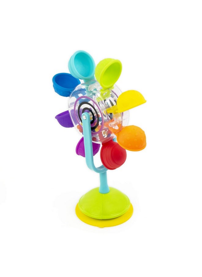 Sassy Whirling Waterfall Suction Toy for Bathtime - Stem - Ages 12+ Months, Multi
