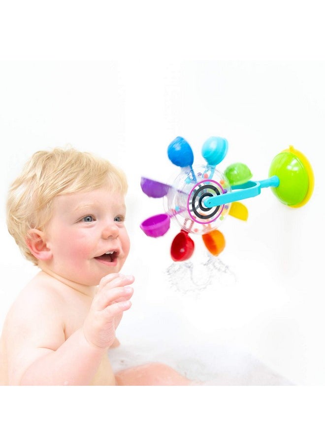 Sassy Whirling Waterfall Suction Toy for Bathtime - Stem - Ages 12+ Months, Multi