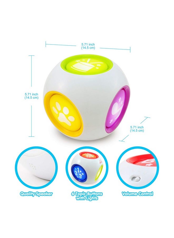 BEST LEARNING Learning Cube - Educational Musical Activity Center Block for Infants Babies Toddlers 6-12 Month and up - Toys for 1 Year Old - First Christmas or Birthday Present for Boy and Girl