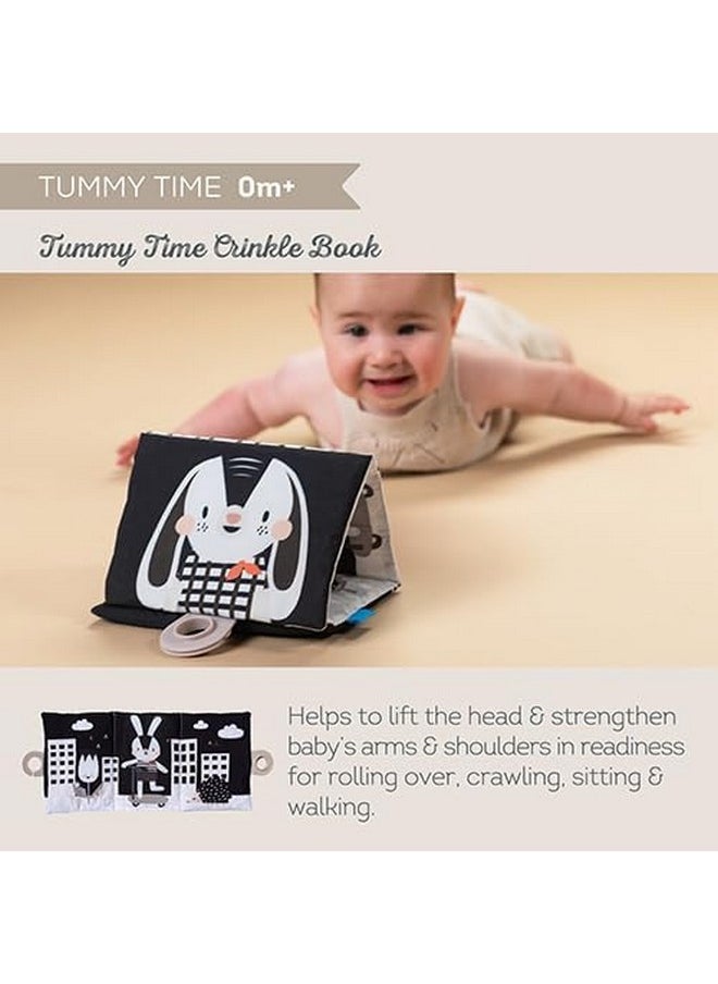 Taf Toys Black and White Newborn Kit - 10 Black and White Baby Toys, High Contrast Baby Toys for Newborn, Baby Essentials Must Haves, Tummy Time Toys for Motor Skills Infants Babies 0 3 6 Months