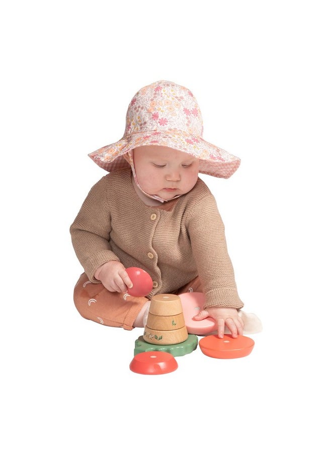 Manhattan Toy Folklore Fun-gi Magnetic Wooden Toadstool Shaped Stacking Toy for Babies 12 Months and Up
