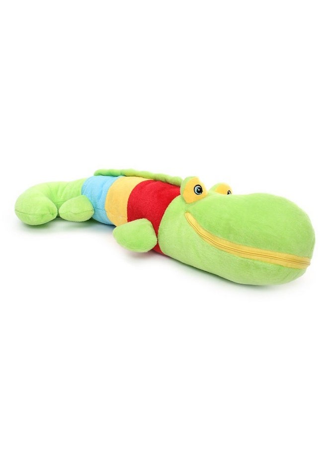 Tickles Cute Crocodile Soft Stuffed Plush Toy Animals for Kids Baby Boys Girls Birthday Gifts Home Decoration (Color: Green Size: 52 cm)