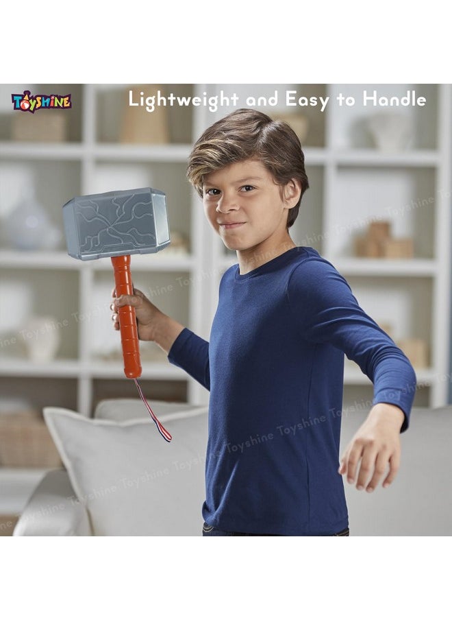 Toyshine Battle Hammer Role Play Toy Weapon Accessory Inspired by The Comics Super Hero, 5+ Years