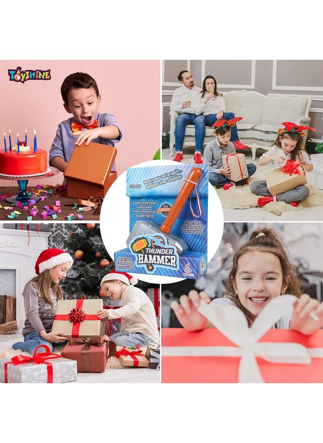 Toyshine Battle Hammer Role Play Toy Weapon Accessory Inspired by The Comics Super Hero, 5+ Years