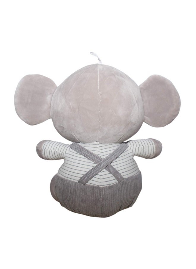Tickles Cute Baby Elephant Super Soft Stuffed Plush Animal Toy for Kids Birthday Gifts (Color: Grey Size: 23 cm)
