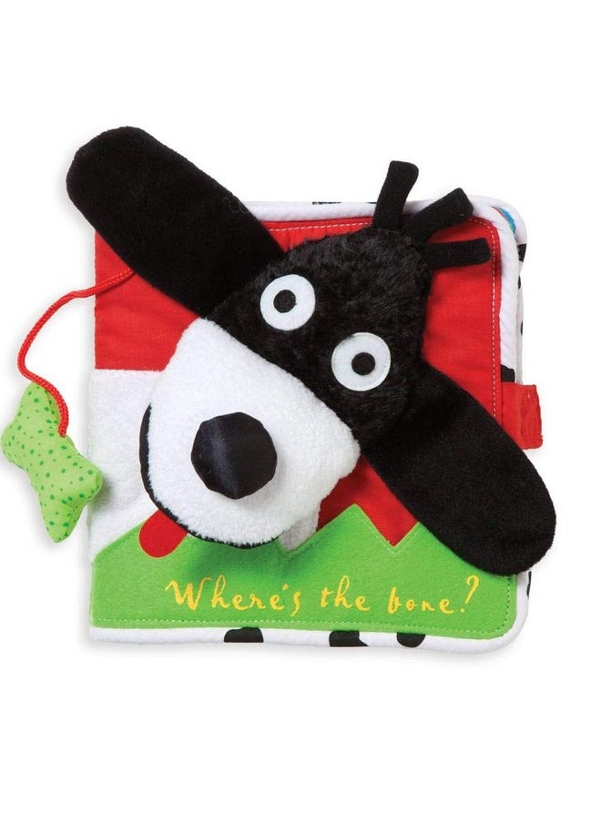 Manhattan Toy Soft Activity Book with Tethered Toy, Where's The Bone?