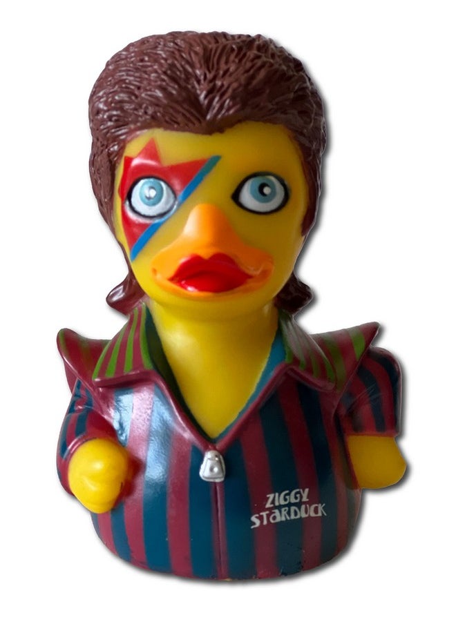 CelebriDucks - Ziggy Starduck - Floating Rubber Ducks - Collectible Bath Toy Gift for Kids & Adults of All Ages