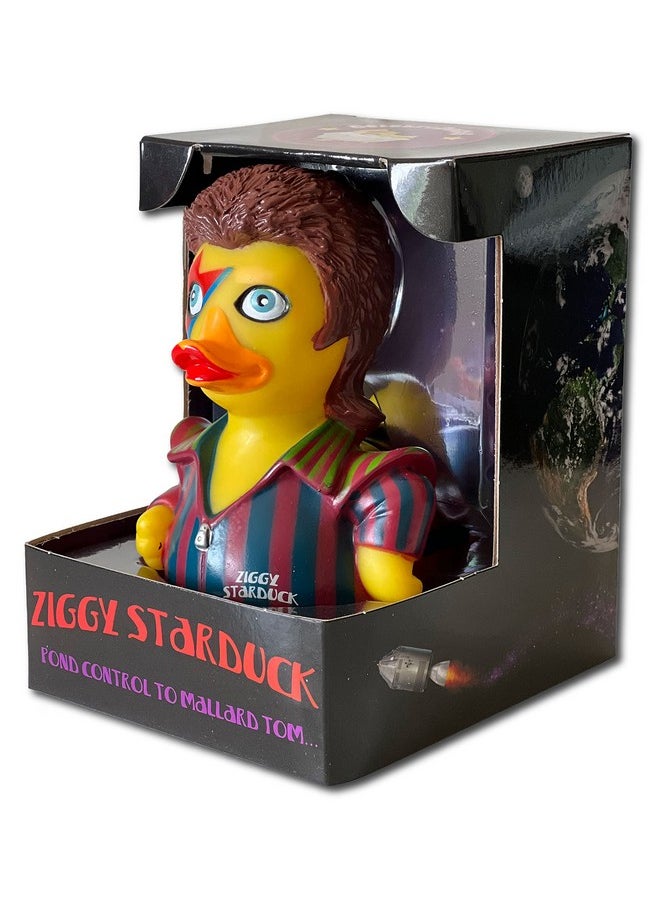 CelebriDucks - Ziggy Starduck - Floating Rubber Ducks - Collectible Bath Toy Gift for Kids & Adults of All Ages