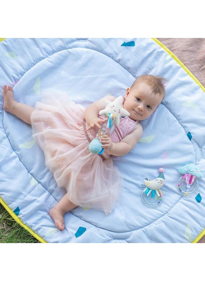 Taf Toys Star Rainstick Rattle, Musical Shake & Rattle Rainmaker Toy, Musical Instrument for Babies and Toddlers for Sensory and Motor Skills Development