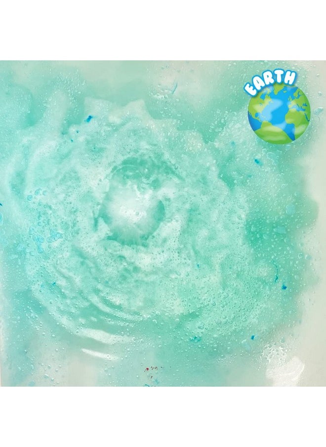 Zimpli 9 x Solar System Bath Bombs Gift Set, 9 x Planetary Fact Cards, Educational Planet Bath Bombs for Children, Science Kits for Boys & Girls, Bath Toy Birthday Presents