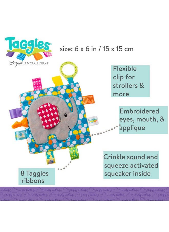 Taggies Crinkle Me Toy, Elephant