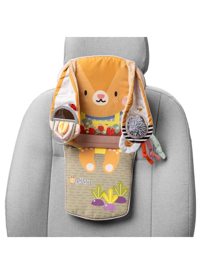 Taf Toys Play & Kick Infant Car Seat Toy for Babies, Newborn Rear-Facing Activity Center with Music, Light, Mirror & Rattling Toys, Promotes Motor Skills Development, 0-18 Months Travel Baby Toy