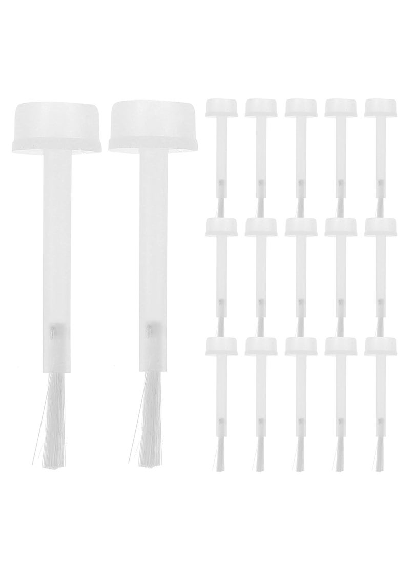FOMIYES 100pcs Disposable Nail Art Brushes Set - Replacement Brushes for Nail Polish and Dipping Liquid, Great for Home and Salon Use