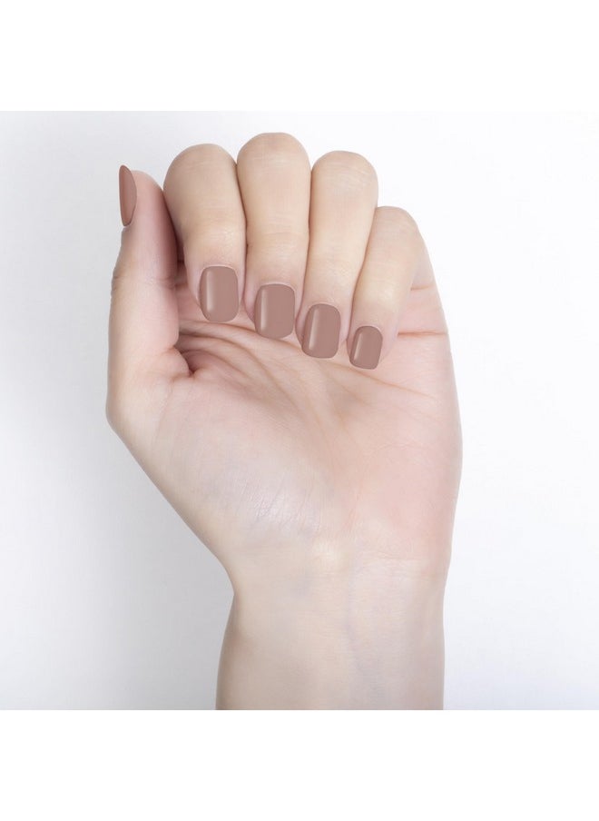 Sensationail Express Gel Nail Polish - At Home Gel Quick-Cure Polish - Glossy, Long-Lasting, No Dry Time - Lasts Up to 10 Days - Cafe Au - 10 mL/0.33 fl oz