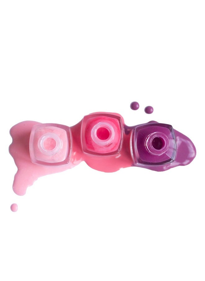MISS NELLA SWEET LITTLE PACK, Nail Polish Set-Easy Pell off And Water Based Formula, 3 Colors of Nail Glitter set- Cheeky Bunny, Pink A Boo & Little Poppet, Perfect Kids Nail Polish