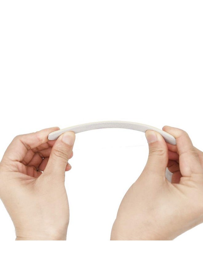 Professional Nail Files Double Sided Emery Board 80/100 Grit for Poly Gel Acrylic Nail Extension Manicure Pedicure Tool White 50Pcs