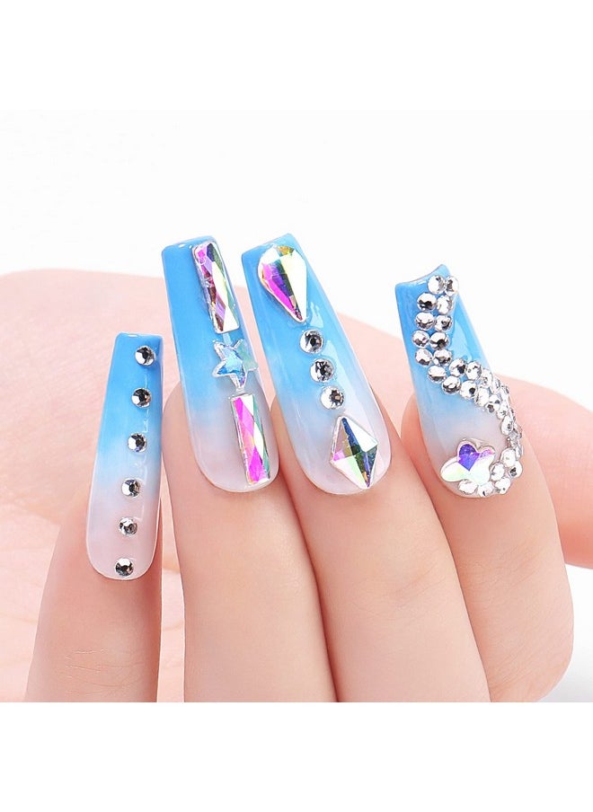 AIMEILI Soak Off Blue Gel Nail Polish Christmas Nail Color Set Of 6pcs X 10ml - Kit Set 32
