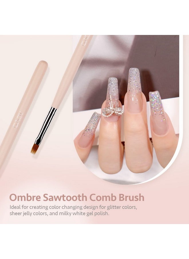 GAOY 8 Pcs Nail Brushes for Nail Art, Nail Design Tools for Nail Detail Painting, French Liner and Dotting Pens for Nail DIY