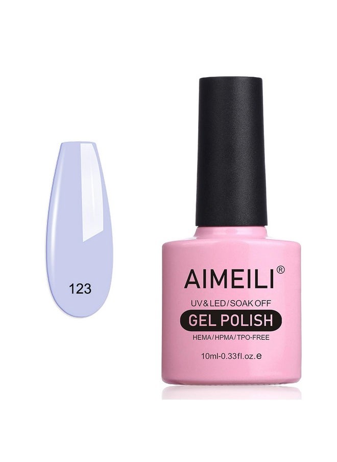 AIMEILI Soak Off U V LED Gel Nail Polish - Ceratostigma Plumbaginoides (123) 10ml