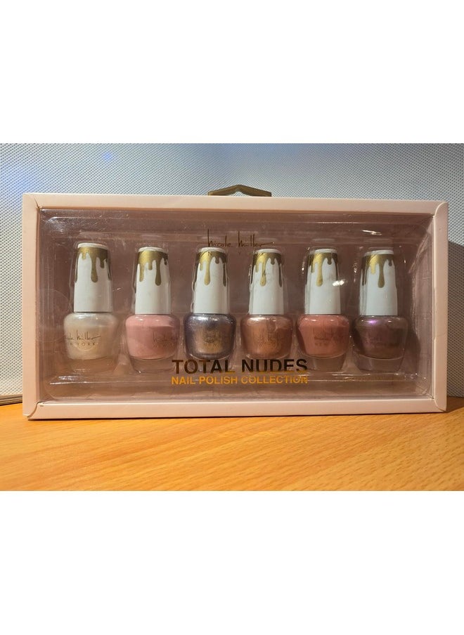 Nicole Miller Nail Polish Collection - Unique Glossy and Shimmery Colors for Women and Girls, Nudes