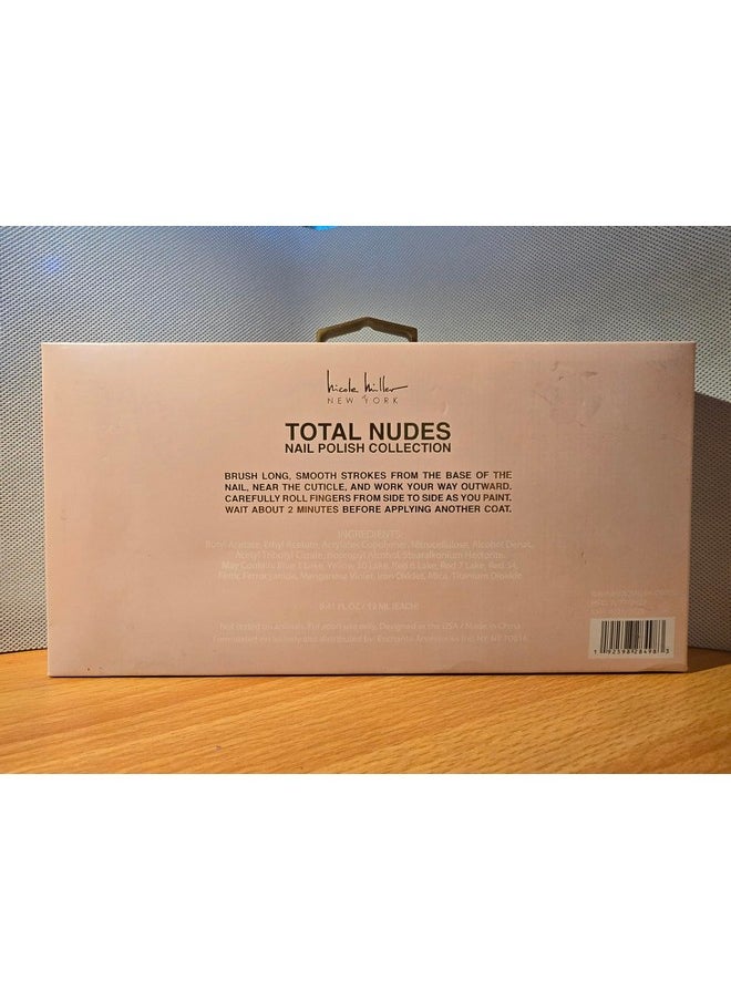 Nicole Miller Nail Polish Collection - Unique Glossy and Shimmery Colors for Women and Girls, Nudes