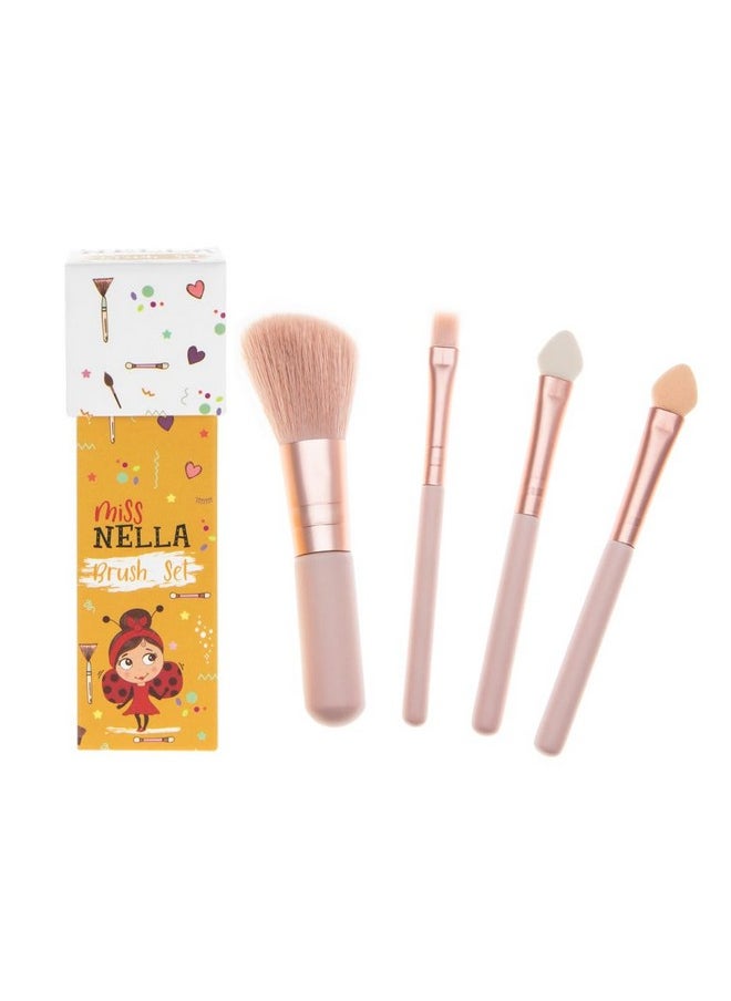 MISS NELLA Kids Bag of Wonders, Makeup & Nail Polish Set Safe and Fun Gift - Hypoallergenic, Dermatologically Tested Kid-Friendly, Non-Toxic, Cosmetic Bag Included - Special Edition