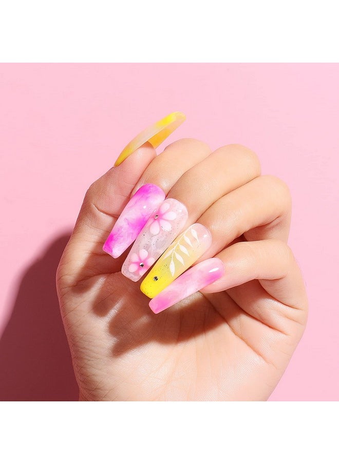 AIMEILI Nail Blooming Gel Nail Art Blossom Gel Soak Off U V LED Clear Blooming Gel for Spreading Effect, Marble, Floral Print Nail Art Design Manicure 10ml