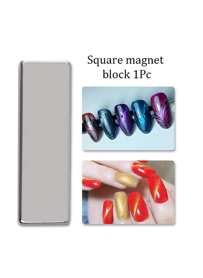XEAOHESY 8 Pieces Nail Magnet Tool Set Double-Head Flower Design Nail Magnet Pens Multi-Function Magnet Board Magnet Stick 3D Magnetic for Cat Eye Gel Polish Nail Art