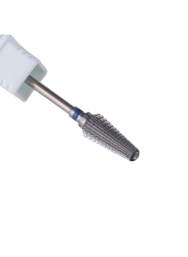 MZCMSL Tornado Carbide Nail Drill Bit - Fast Remove Acrylic or Hard Gel,Professional 3/32 Shank efile Bit for Nail Drill(Silver,Medium)