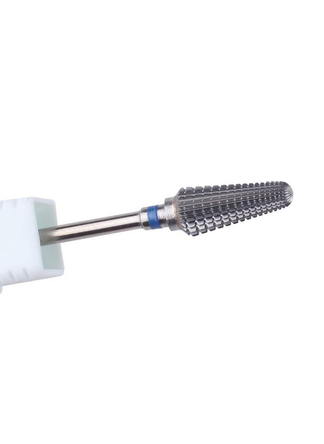 MZCMSL Tornado Carbide Nail Drill Bit - Fast Remove Acrylic or Hard Gel,Professional 3/32 Shank efile Bit for Nail Drill(Silver,Medium)
