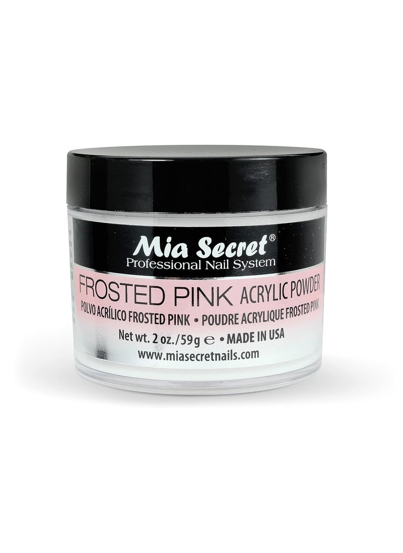 Mia Secret - Frosted Pink Acrylic Powder 2oz & 1oz - Pick Yours - New Item! (2oz)
