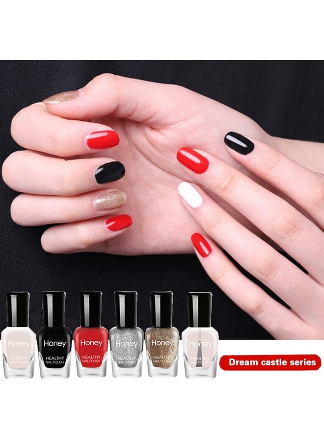 Tophany Non Toxic Nail Polish Set, Easy Peel Off and Fast Dry Nail Polish Set for Pack, Eco Friendly & Organic Water Based Nail Polish for Women and Girls (12 Bottles)