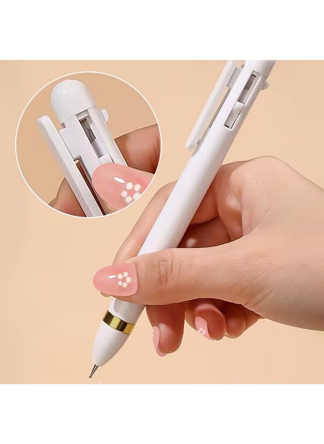 Nail Dotting Pen Nail Art Dotting Tools in Ballpoint Pen Design Nail Art Kit, Nail Art Tip Dot Paint Manicure Kit, Stylus for Watercolor Paper, Tracing Paper (NAT248)